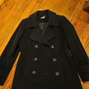 Vince Charcoal Grey double breasted pea coat ❄️❄️